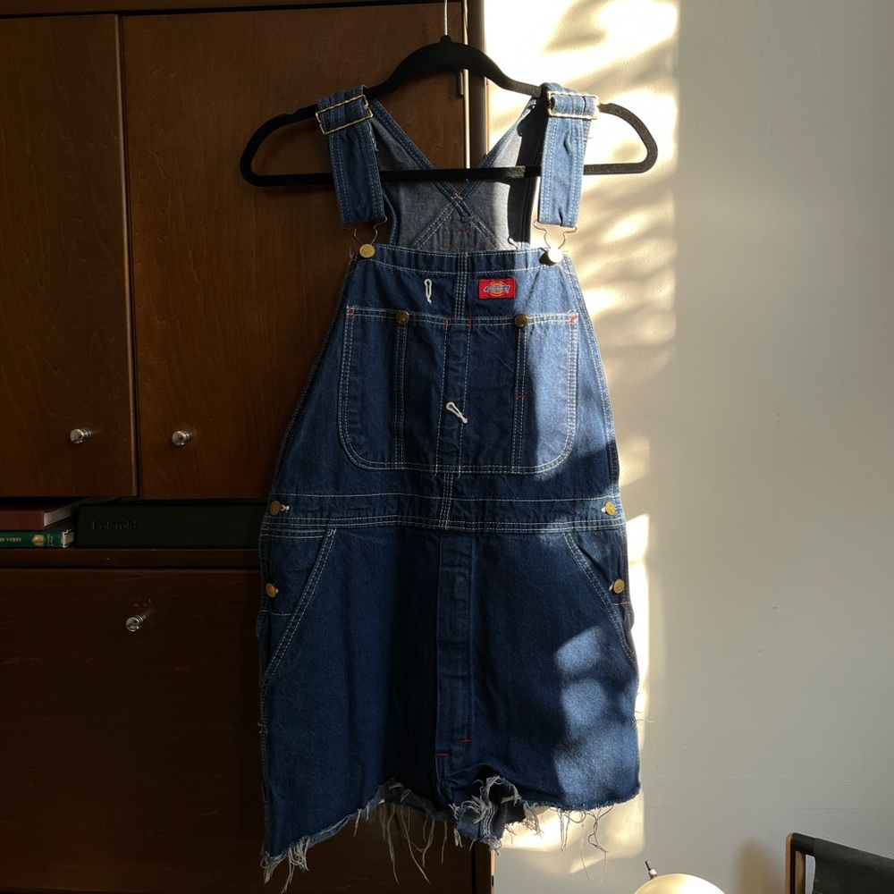 Vintage Dickies Denim Cut Off Overalls